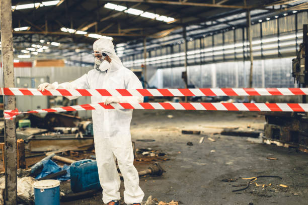 Professional Odor Removal technician working in Springboro, OH